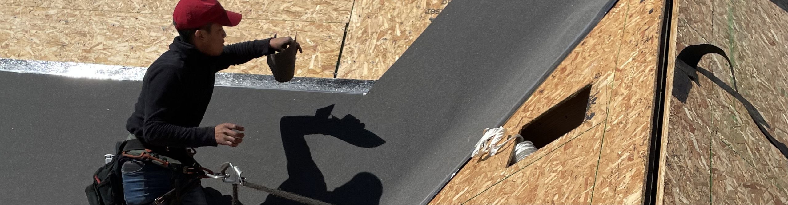 Port City Exteriors roofing crew at work